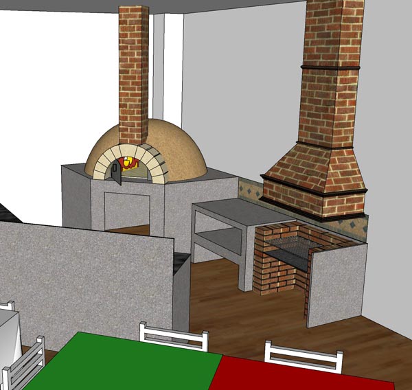 Pizza oven and BBQ