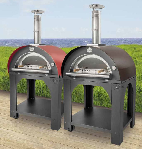 Carrello forno pizza da giardino