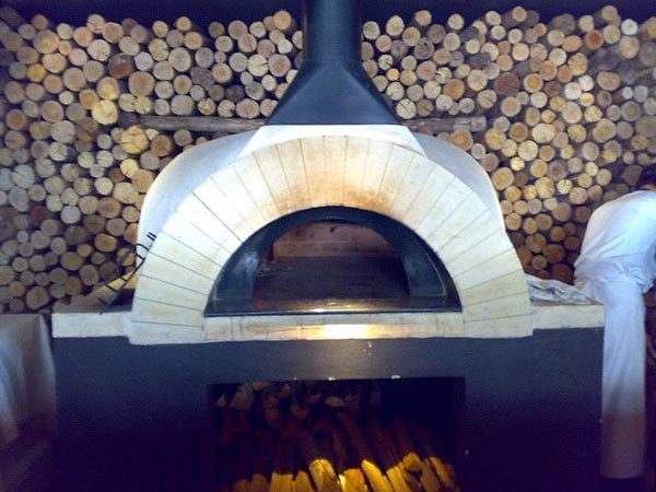 Forno pizza bianco e nero classico/moderno