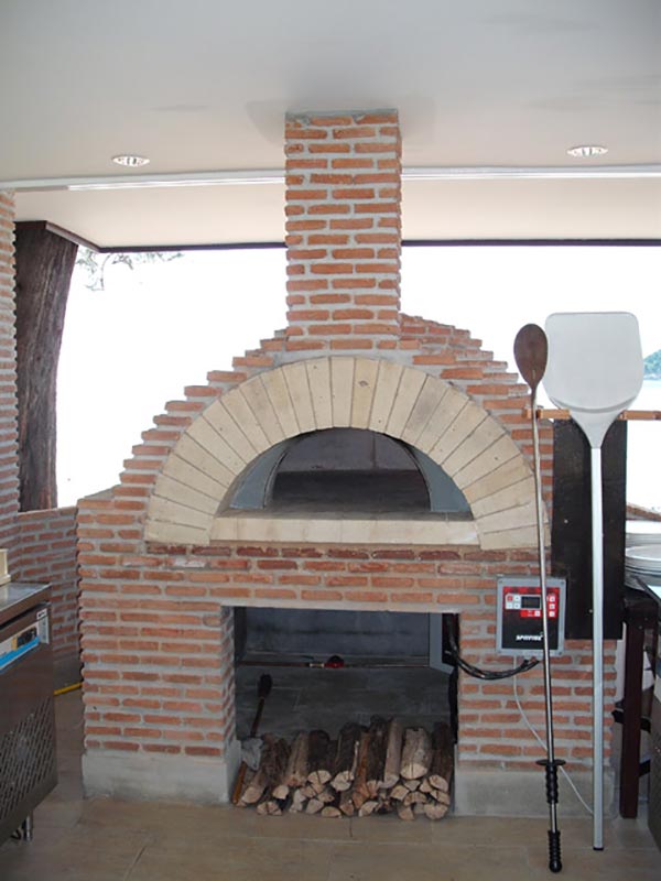 Forno pizza a gas